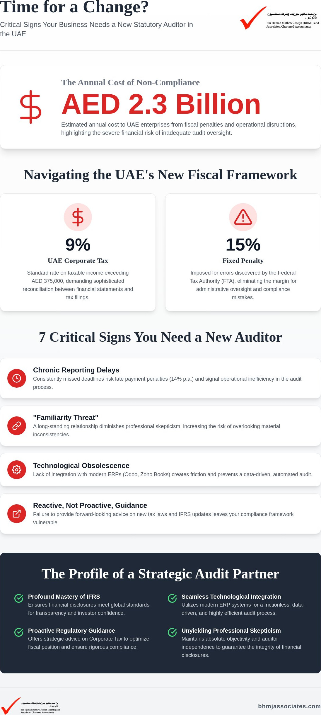 Recognising the Critical Signs You Need a New Auditor for Your UAE Business in 2026